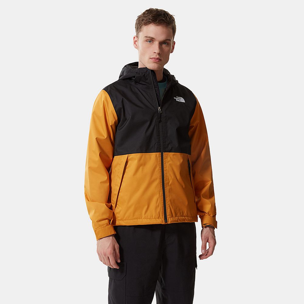 The North Face Rain Jacket Mens Australia - The North Face Millerton Black Mountain (JGP-674350)